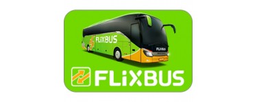 Flixbus: 10% de réduction sur un trajet Flixbus