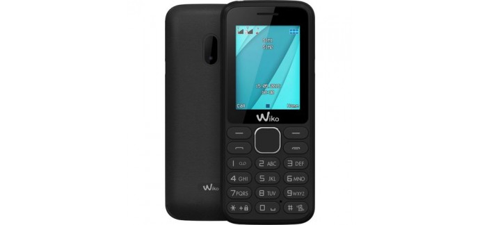 Auchan: WIKO Téléphone portable LUBI 4 - Double SIM - Noir à 9.90€ au lieu de 17.90€