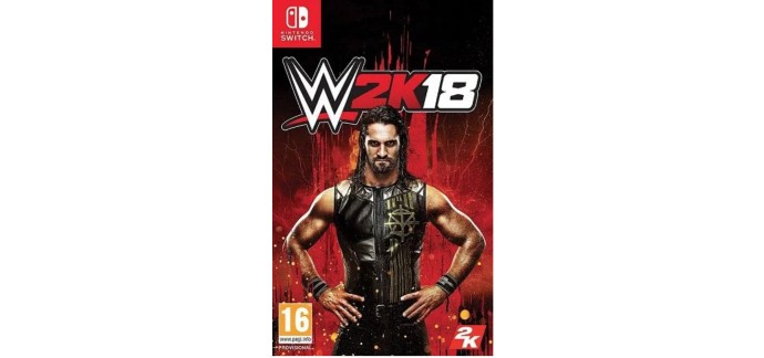 Rakuten: WWE 2K18 sur Nintendo Switch à 8.99€ au lieu de 14.99€