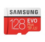 Boulanger: Carte Micro SD Samsung Micro SD 128Go EVO PLUS + adaptateur à 49.99€ au lieu de 69.99€