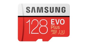 Boulanger: Carte Micro SD Samsung Micro SD 128Go EVO PLUS + adaptateur à 49.99€ au lieu de 69.99€