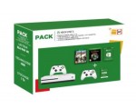 Fnac: Pack Fnac Console Microsoft Xbox One S 1 To Blanc + 2 manettes à 299.99€ au lieu de 479.99€