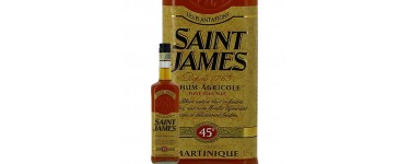 Auchan: SAINT JAMES Rhum Saint James Royal 45% à 14.23€ au lieu de 15.82€