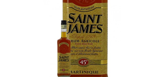 Auchan: SAINT JAMES Rhum Saint James Royal 45% à 14.23€ au lieu de 15.82€