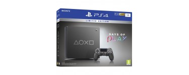 Amazon: Console PS4 1 To Steel Black Edition Limitée Days of Play à 299€ au lieu de 349.99€