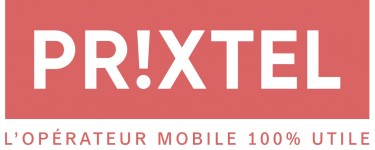 Prixtel: Forfait mobile Appel / SMS / MMS illimités + 10 Go d'Internet à 4,99€/mois pendant 1 an