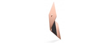 Amazon: Apple MacBook (12 pouces, Bicœur Intel Core m3 à 1,2 GHz, 256 GO) - Or à 1319.99€ au lieu de 1499€