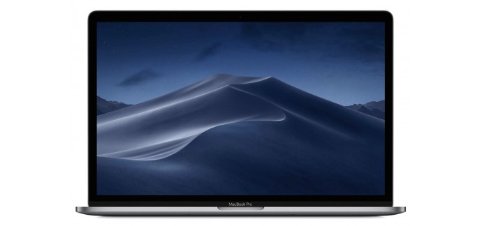 Amazon: MacBook Pro 15" Touch Bar, Intel Core i7 Hexacœur de 8e Gen. à 2,6 GHz, SSD 512 GO à 2869€