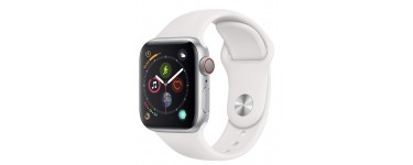 Amazon: Apple Watch Series 4 (GPS + Cellular) avec Bracelet Sport Blanc à 429€