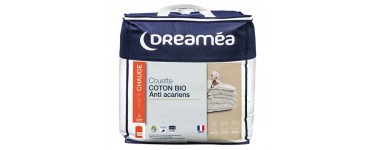 BUT: DREAMEA Couette 240 x 260 cm coton bio &agrave; 97.99&euro; au lieu de 139.99&euro;