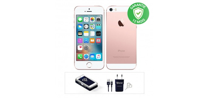 eBay: Apple iPhone SE - 16Go - Rose - reconditionné et débloqué tout opérateur à 85.94€ au lieu de 289€