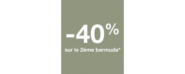 Celio*: 40% de réduction sur le deuxième bermuda