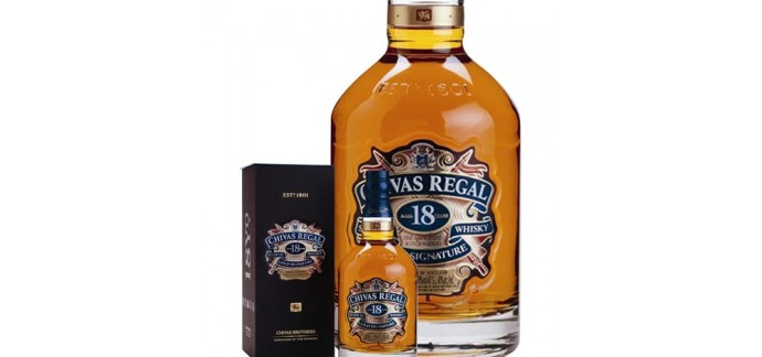 Auchan: CHIVAS REGAL Whisky Chivas Regal 18 ans 70cl avec étui 40% à 55.78€ au lieu de 57.50€
