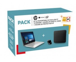 Fnac: Pack HP PC Ultra-Portable Pavilion 13-an0002nf 13.3" + Souris sans fil X3500 à 620.55€