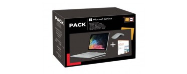 Fnac: Pack Fnac PC Hybride Microsoft Surface Book 2 13.5" Tactile Intel Core i5 8 Go RAM 256 Go à 1592.99€