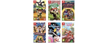 Rakuten: Pack de 6 jeux pour les petits sur Nintendo Switch à 69,99€ + 10,50 € offerts en bon d'achat