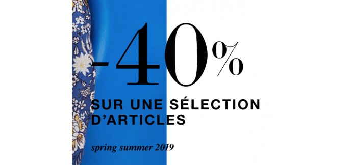 Zara: 40% de réduction sur une sélection d'articles sur la collection printemps-été 2019