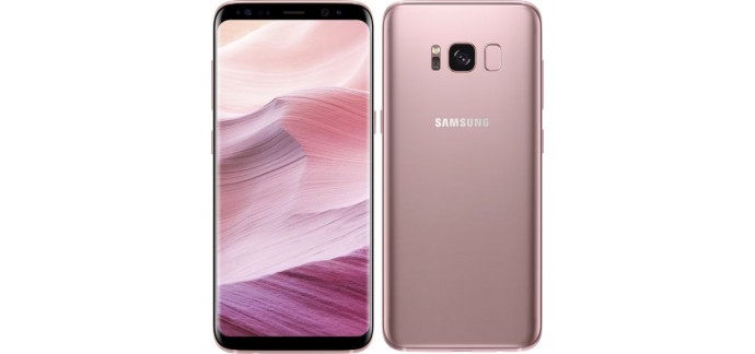 Rue du Commerce: SAMSUNG Galaxy S8 - 64 Go - Rose - Reconditionné à 299.99€ au lieu de 349.99€