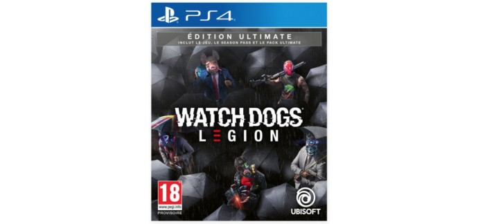Micromania: Watch Dogs Legion Edition Ultimate sur PS4 à 109.99€ au lieu de 119.99€