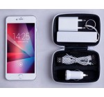 Groupon: Pack Iphone (câble, prise, batterie, chargeur) à 9.98€ au lieu de 19.90€