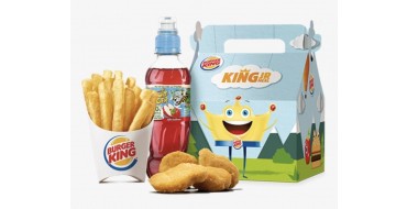 Burger King: 1 menu King junior offert pour un menu king size acheté