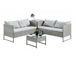 Cdiscount: Salon de jardin TELA - 4 places en résine tressée - deux canapés et une table basse à 329.99€