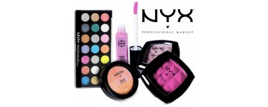 Nyx Cosmetics: Jusqu'à 50% de remise sur les produits de beauté et accessoires professionnels pendant les soldes