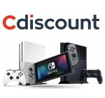 Cdiscount: -50€ sur une une sélection de packs PS4, Nintendo Switch et Xbox One pour le lancement des soldes