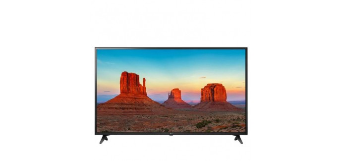Cdiscount: TV LED LG 60UK6200PLA UHD 4K - 60" (151cm) - Smart TV - 3 * HDMI - Classe énergétique A à 499.99€
