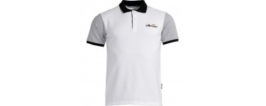 Go Sport: Polo multisport Homme Ellesse blanc 100% coton en solde à 11,99€