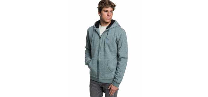 eBay: Sweat à capuche zippé doublé en matière sherpa Quiksilver™ Everyday - Homme à 36.40€