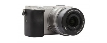 Boulanger: Appareil photo Hybride Sony A6000 Gris + 16-50mm à 519€ au lieu de 685.50€