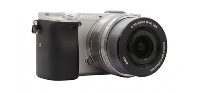 Boulanger: Appareil photo Hybride Sony A6000 Gris + 16-50mm à 519€ au lieu de 685.50€
