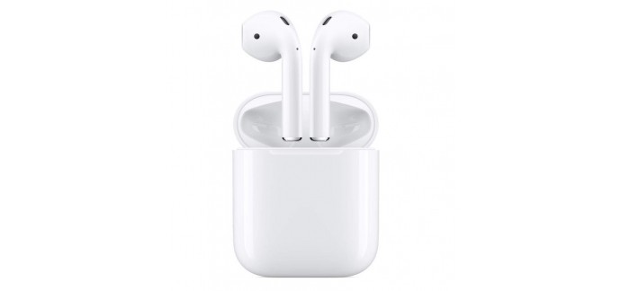 Cdiscount: Apple AirPods avec boîtier de charge (Dernier Modèle) à 109,99€