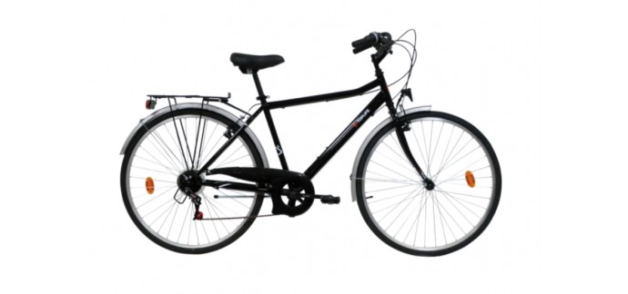 Rue du Commerce: Vélo de ville City 40 noir TOP LIFE à 99€ au lieu de 159€