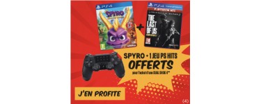 Micromania: 1 manette PS4 DUAL-SHOCK 4 achetée = Spyro et un jeu Playstation hit offerts