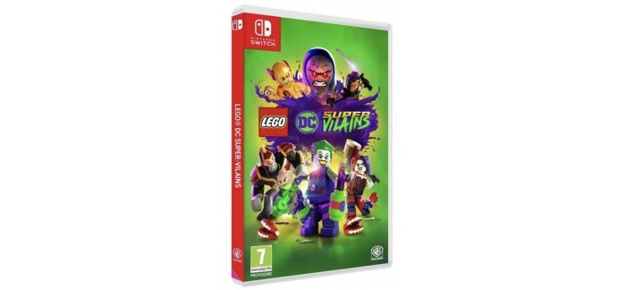 Amazon: Jeu LEGO DC Super-Vilains sur Nintendo Switch à 14,99€