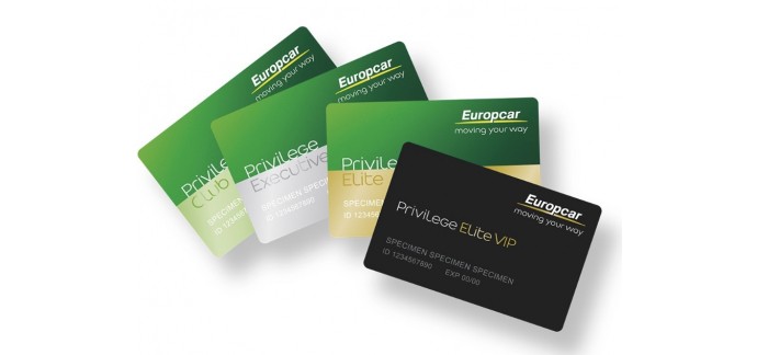 Europcar: 1 Week-end de location gratuit à chaque passage de niveau supérieur sur le programme de fidélité
