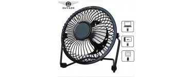 Cdiscount: Mini USB Ventilateur Sur Pied Bureau DUYEAR à 9.49€ au lieu de 59.99€