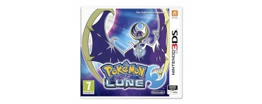 Boulanger: Jeu 3DS Nintendo Pokémon Lune à 20.99€ au lieu de 34.99€