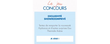 Showroomprive: Tentez de remporter le nouveau Hydrance de chez Avène 