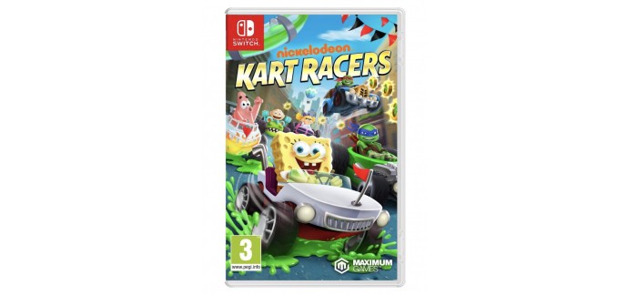 Amazon: Jeu Nickelodeon Kart Racers sur Nintendo Switch à 20,72€