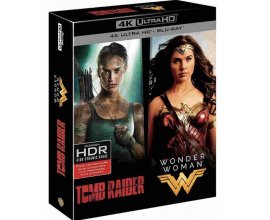 E.Leclerc: Coffret Blu-ray 4K Tomb Raider et Wonder Woman à 16,35€