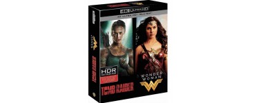 E.Leclerc: Coffret Blu-ray 4K Tomb Raider et Wonder Woman à 16,35€