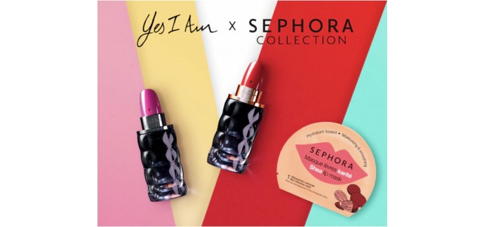 Sephora: 1 masque lèvres Sephora Collection offert pour tout achat d'un parfum Yes I Am Red ou Pink 50ml
