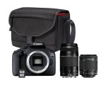 Darty: Appareil photo CANON EOS 2000D+EF-S 18-55 IS II+EF 75-300 F/4-5,6 III - sac- carte mémoire à 449.99€
