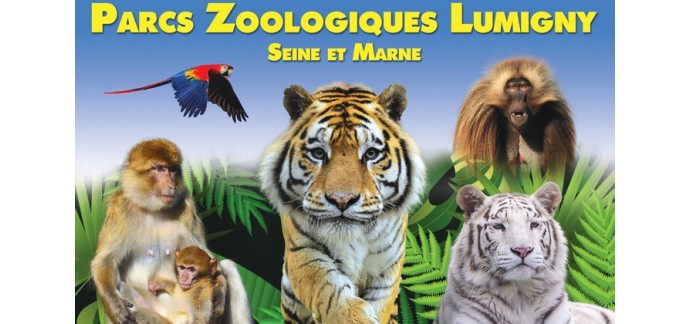 Groupon: Entrée adulte au Zoo de Lumigny à 17.50€ au lieu de 25€, entrée enfant à 10€ au lieu de 14.50€