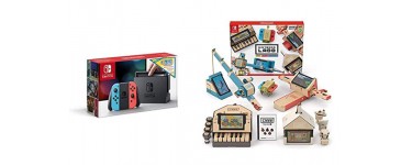 Amazon: Console Nintendo SwitchTM avec une Joy-ConTM bleu néon et une Joy-ConTM Edition Limitée à 299.99€