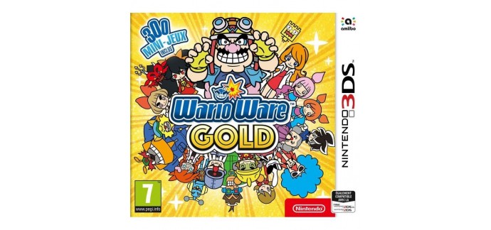 Cdiscount: WarioWare Gold Jeu 3DS à 9.99€ au lieu de 31.26€