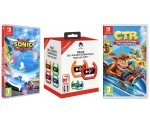 Fnac: Team Sonic Racing sur Nintendo Switch + Pack 4 volants Geek Monkeys pour 30,99€